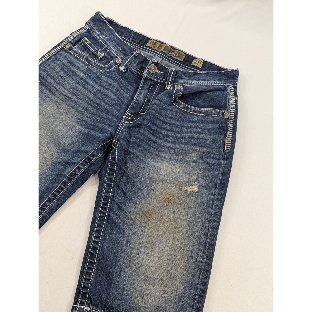 Bke Carter Shorts Size 29 Long Inseam Short Capri Distressed‎ Thick Stitch Short